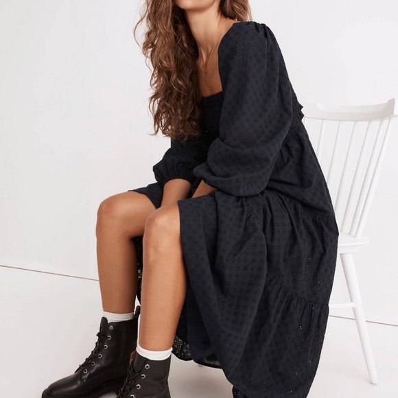 Madewell | Lucie Cutout-Back Midi Dress - Picture 8 of 8